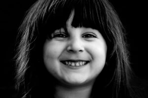 Happy kid in positive sports environment