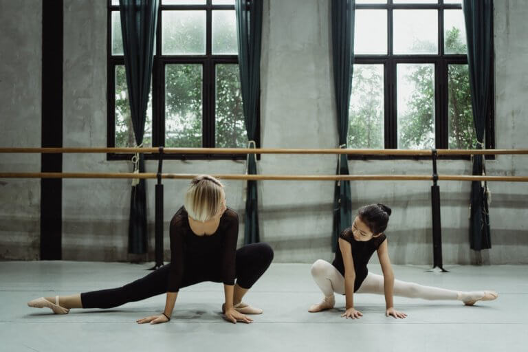 A dance teacher who uses free dance studio software has more time to teach dancers like this